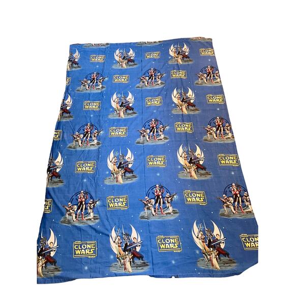 Vintage Star Wars THE CLONE WARS FLAT SHEET, - Picture 1 of 4
